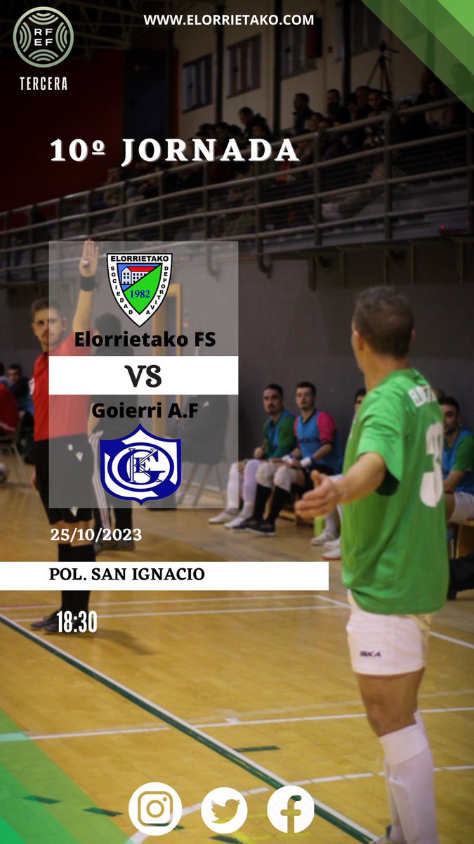 FSelorrietako's tweet photo. Volvemos a San Ignacio!! 
📍 Pol. San Ignacio 
🕒 18:30 
⚔️ vs: @GOIERRISALA 
Os esperamos a todos esta tarde!! 
#Todoalverde 🟢💪 https://t.co/pZj0f5d5Q8
