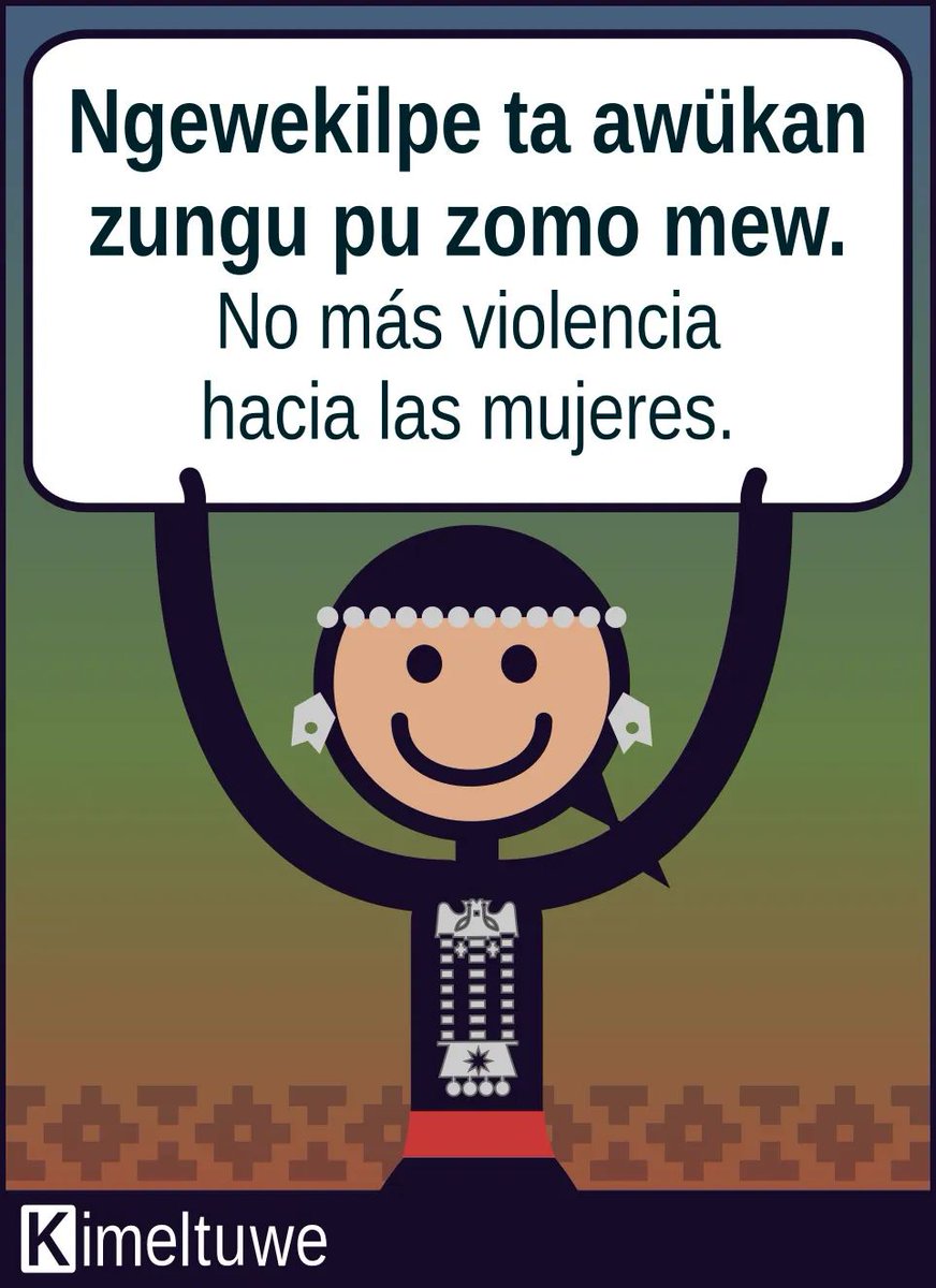 #DiaContralaViolenciadeGenero #mapuche #mapudugun
