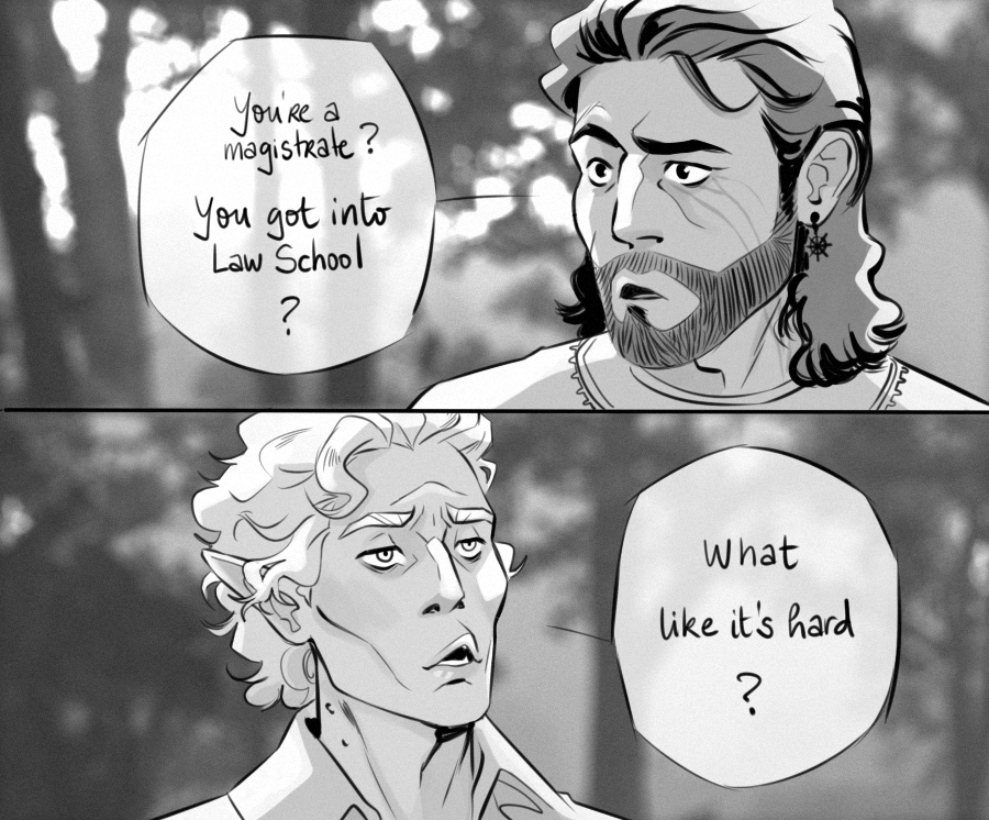 LaFrenchbrioche's tweet photo. Astarion is legally (pale) blond. #astarion #galeofwaterdeep #legallyblond https://t.co/7JzHo1TDZO