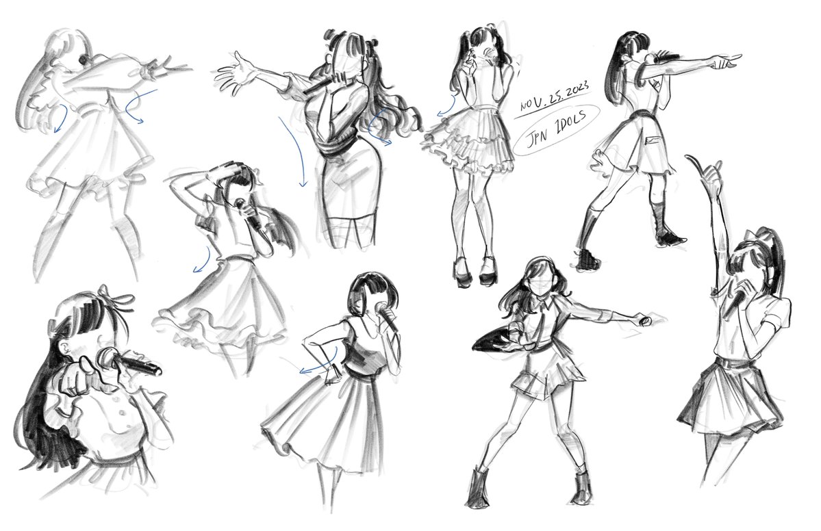 Dancing Girl Pose Pack 1 Of 4 by RaspberryTickle on DeviantArt
