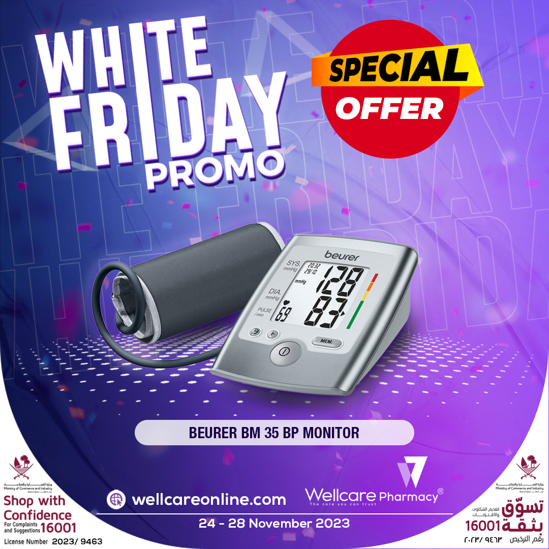 Your health is your wealth! Check out the special offers on #healthmonitors & other healthcare products!  #whitefriday #sale #offer #blackfriday #WellcarePharmacyQatar #doha #qatar #dohaqatar #صيدليات_ول_كير #قطر #صيدلية_ول_كير_قطر #ول_كير_قطر #صيدلية_في_قطر #ول_كير_اونلاين ⁠