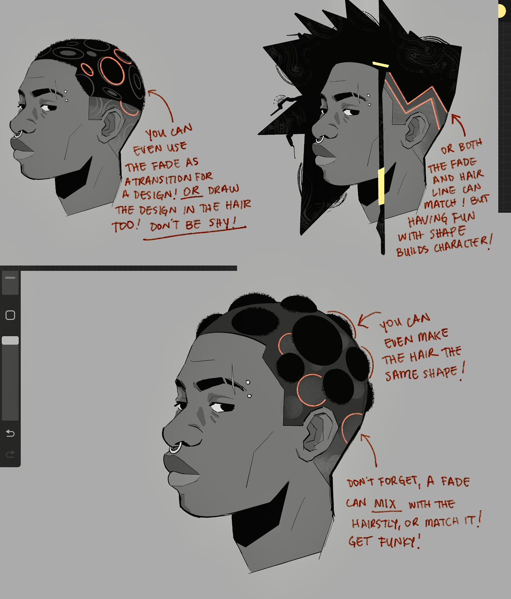 Next for black hairstyles I thought I’d show how you can spice up fades! It can be more than just a base gradient, have fun with it!