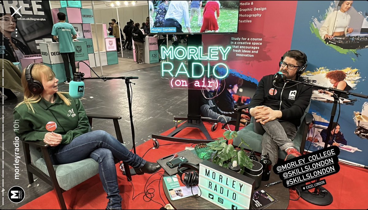 morleyscience's tweet image. Always fun to talk #science with our friends at @MorleyRadio 🎤🎧

#learnscience #skillslondon