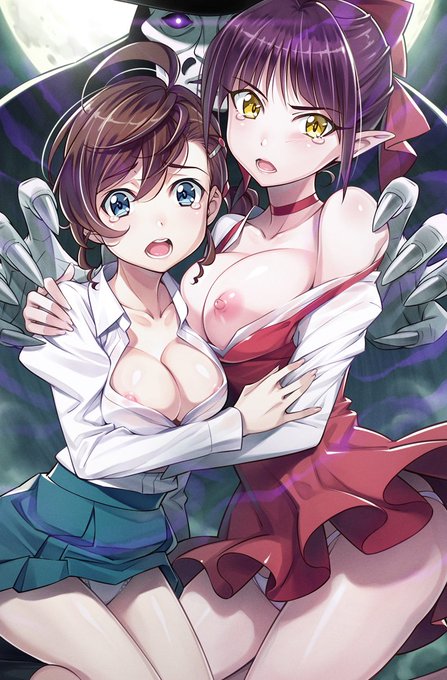 昔のコミケ用のゲゲゲの鬼太郎本の表紙です #犬山まな #ねこ娘 #ゲゲゲの鬼太郎 