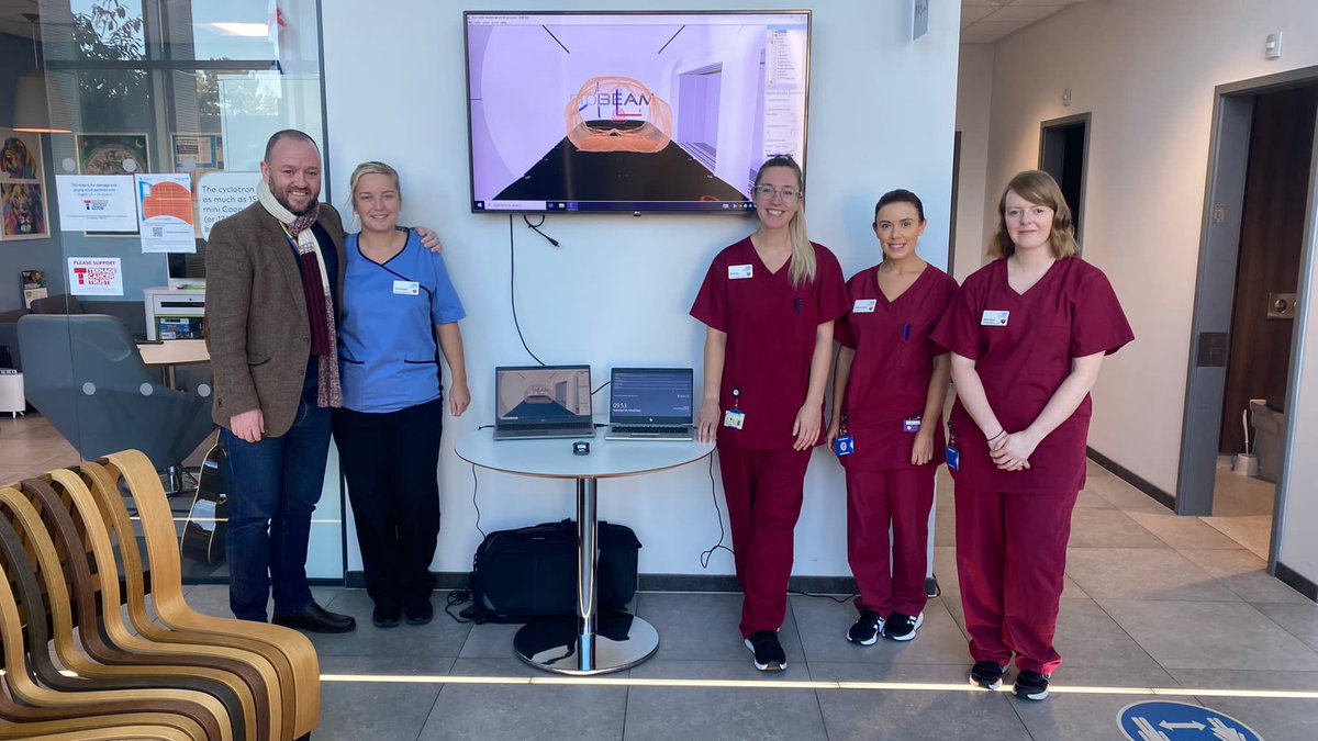 Exciting collaboration between 2 world leading institutions @TheChristieNHS and @LivUniRT showcasing @VertualLtd proton radiotherapy to our next generation of therapeutic radiographers.