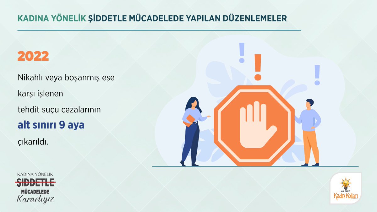 AkKadinDarica's tweet photo. Kadına yönelik şiddetle mücadelede sonuna kadar #kararlıyız  ❗ https://t.co/mILwbKYbmf
