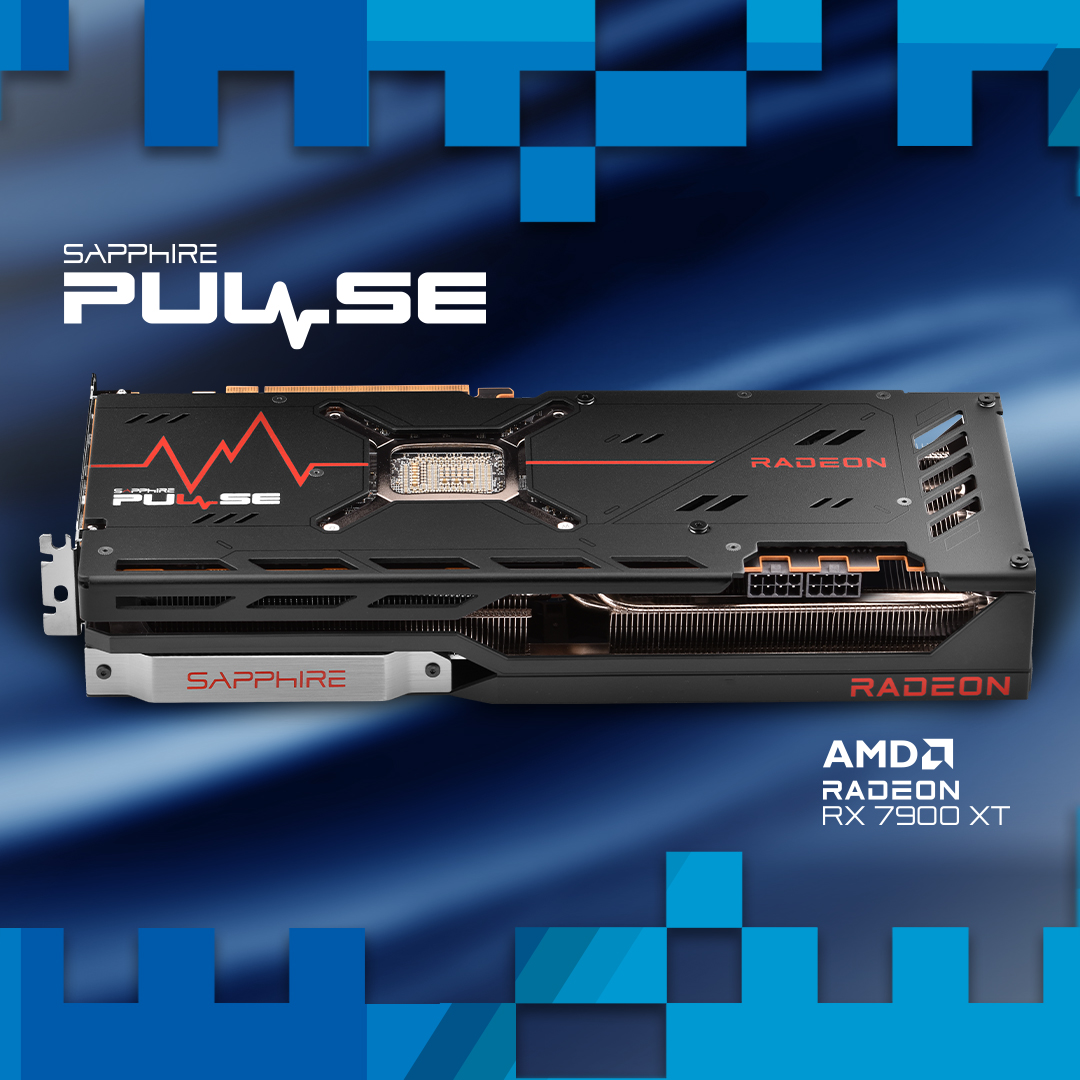 Fine-tuned composite heatpipes for the SAPPHIRE PULSE AMD Radeon RX 7900 XT 20GB so that you can experience optimal heat flow, efficiently & evenly spreading out heat to the entire cooling module . . #RX7900XT #AMD #Radeon #gaming #hardware