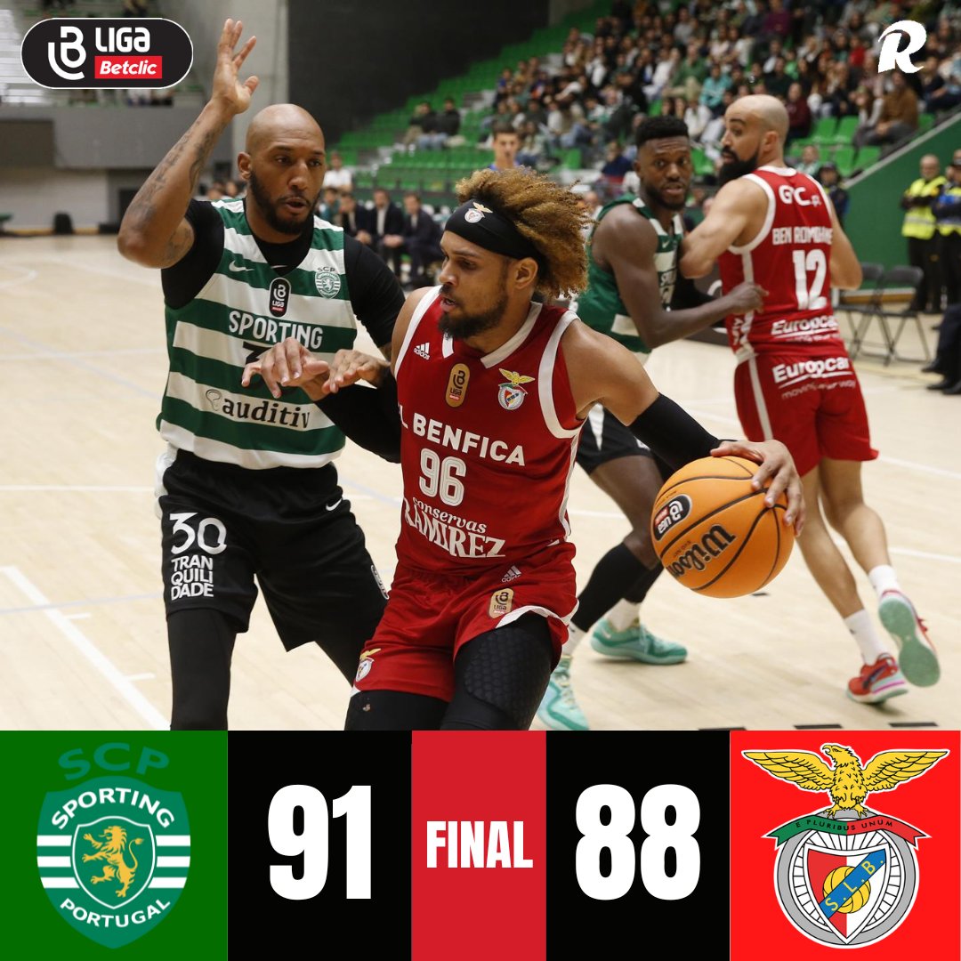 Sporting bate Benfica no prolongamento após cesto anulado no último segundo  - Basquetebol - Jornal Record