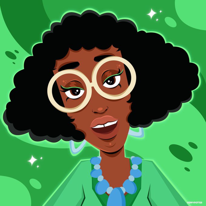 「curly hair very dark skin」 illustration images(Latest)