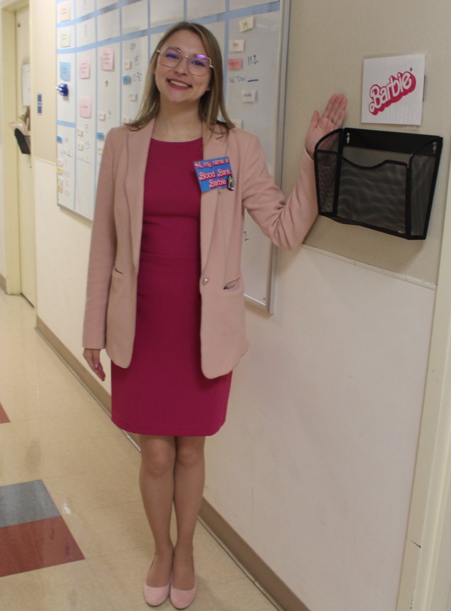 Hi Barbie! 
-Blood Bank Barbie to all of her other Lab Barbies 💖

Healthcare, Laboratory Medicine, and Transfusion Medicine are definitely a place for Barbie. 
Pink goes with everything, including saving lives!
#LabWeek2024