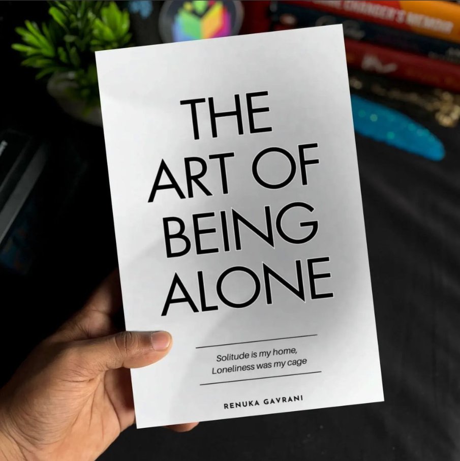 mindfulmaven_'s tweet photo. Level up in private.

Here are 7 lessons from the book "The Art of Being Alone":

- Thread - https://t.co/PBnDycRwY8
