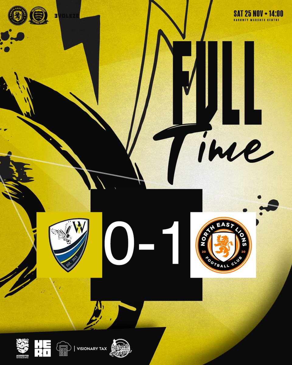 NorthEastLions1's tweet photo. Your #lions battle to an #away win in a #stopstart game.
Ilia with the goal and @le_ggramm with the assist.
All the best to @wappingyouthfc for the rest of their #season
π π£πβ«οΈπ¦β½οΈπͺ
Thanks to our sponsors:
#HeroFilms
#VisionaryTax
#BlackPepperLeyton
#grassrootsfootball https://t.co/yqpTZlkOsj