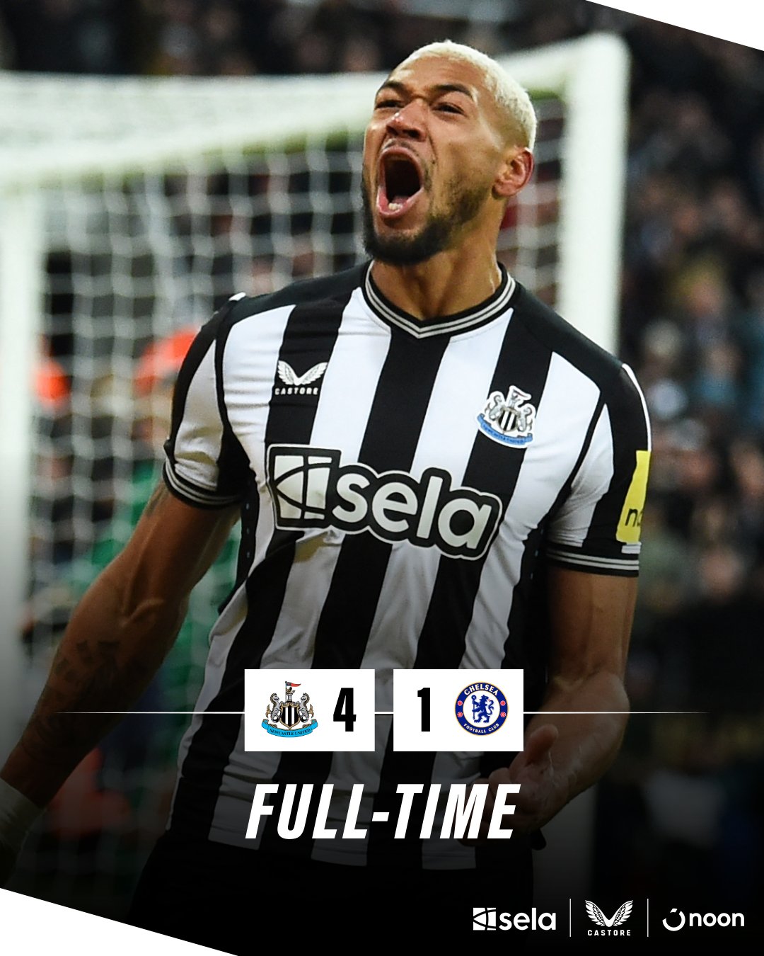 Full Time - Newcastle United 4 Chelsea 1