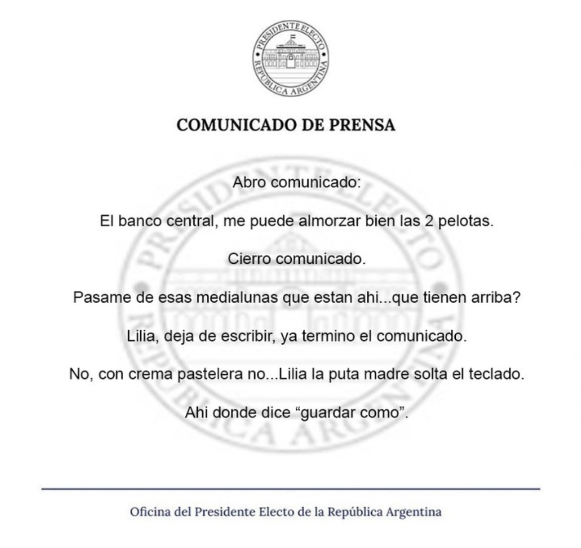 LHDA16's tweet photo. Tremendo este comunicado https://t.co/qAPSLo6b5Z