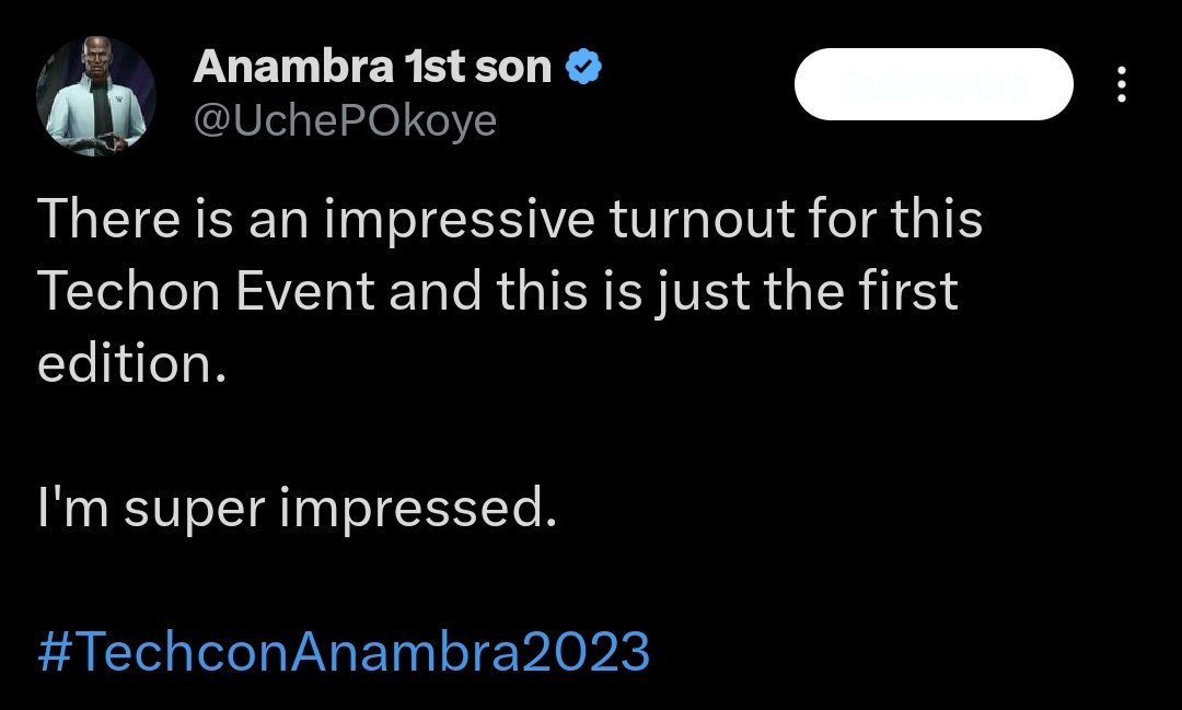 maegy_george's tweet image. It was my absolute pleasure being the event manager for #TechConAnambra2023.
Reading the glowing reviews made by attendees and speakers makes all the hard work my team members and I put in.
The success of this event shows I've gotten better at multitasking 😃