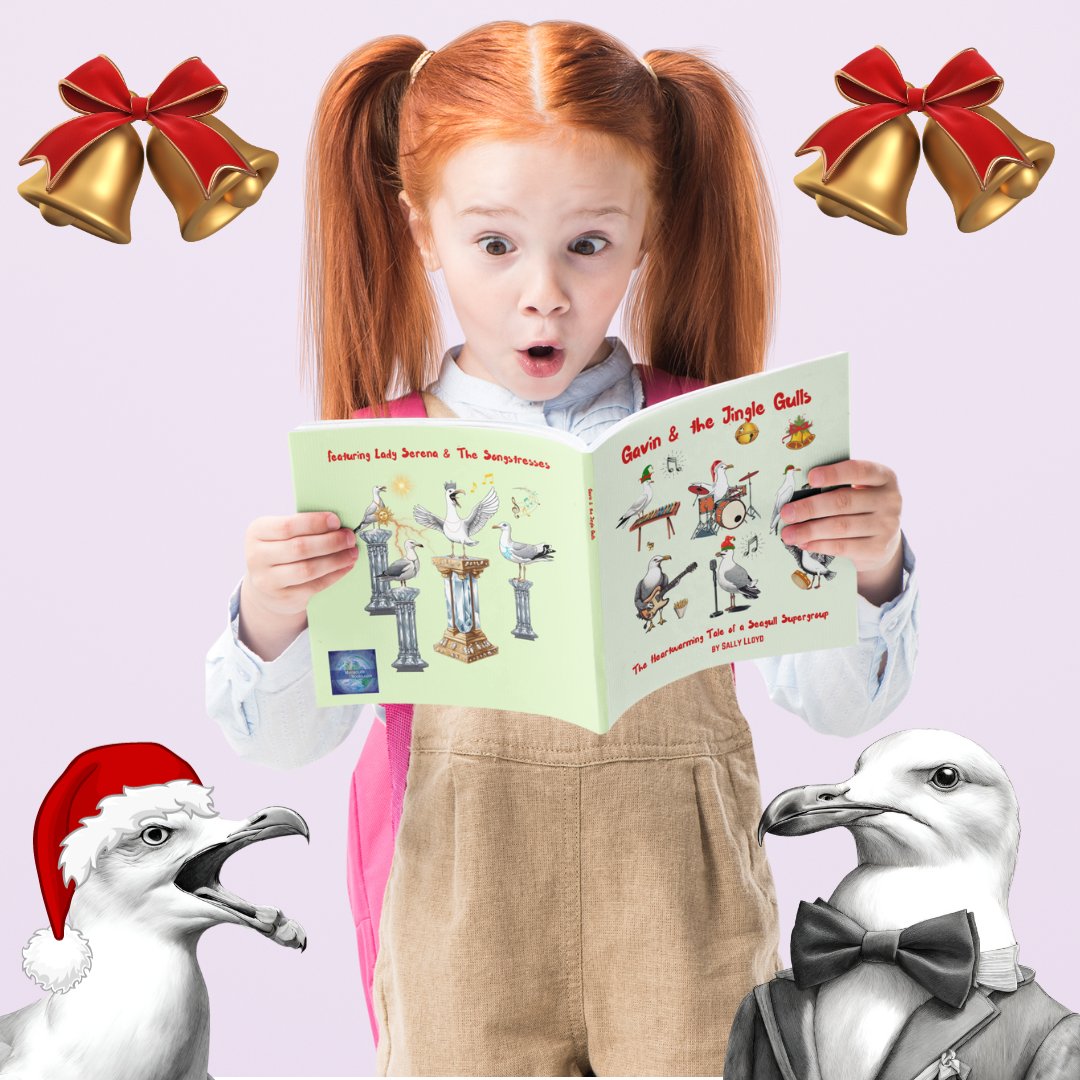 LifeMyriad's tweet image. Gavin &amp;amp; the Jingle Gulls is available to read on #KindleUnlimited #KDPSelect

The heartwarming tale of a seagull supergroup.

amzn.eu/d/4dF1jLw

#GavintheGull #Christmasbooks