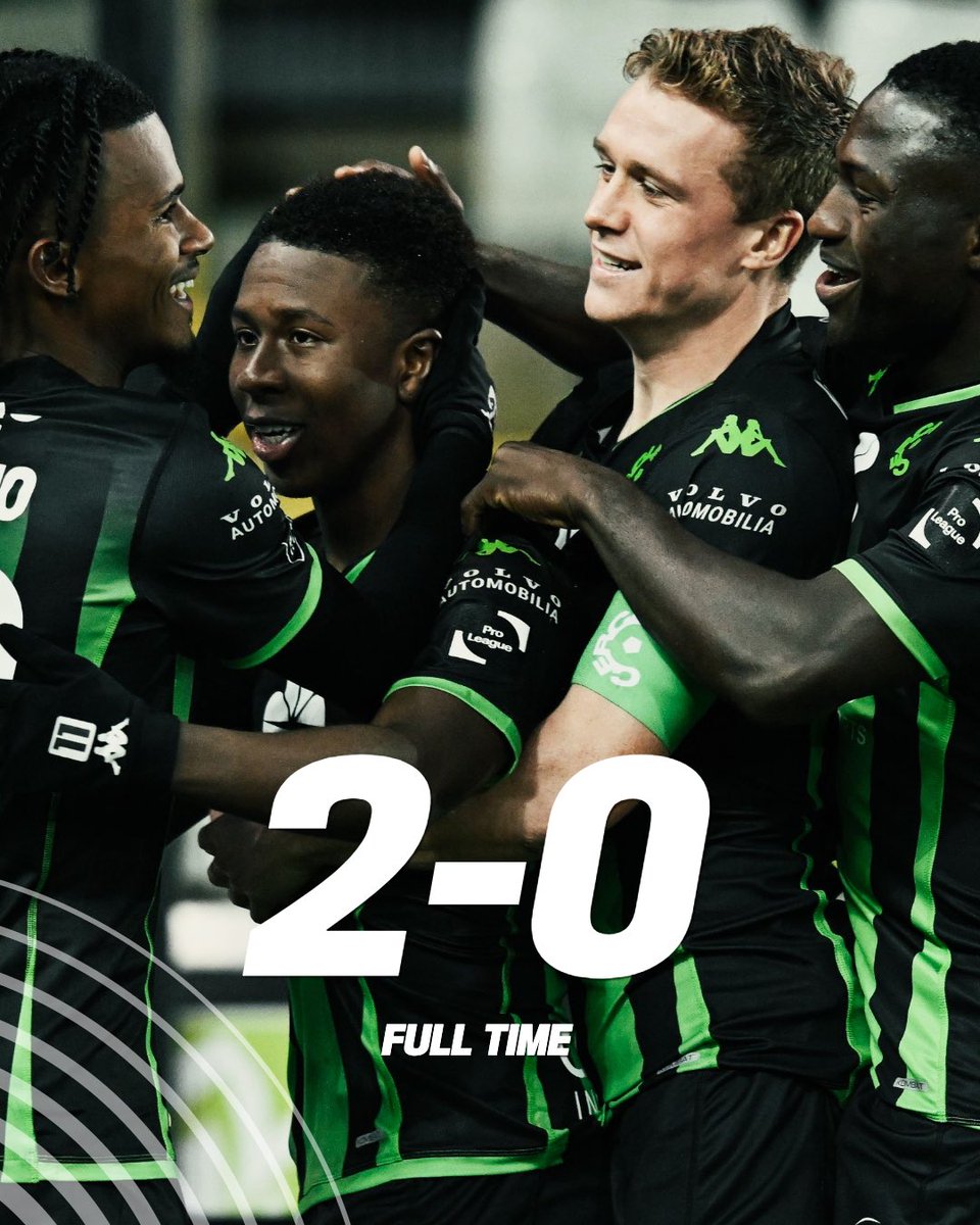 cercleofficial's tweet photo. ⏹️ Cercle wint van Eupen en sluit de heenronde van de Jupiler Pro League af met 25 punten en een voorlopige 4e plaats in de ranking! 

➤ 🟢⚫️ | #CEREUP https://t.co/4oe7g3HxLv