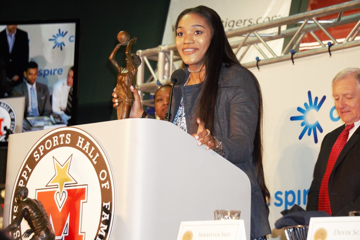 There’s winning, and then, there’s Victoria Vivians winning. During her college career, the Mississippi native earned the C Spire Gillom Trophy four years in a row before joining the Indiana Fever in the WNBA in 2018. <a href="/VictoriaVivians/">Victoria Vivians</a> | cspi.re/7rnA50Qa3VO