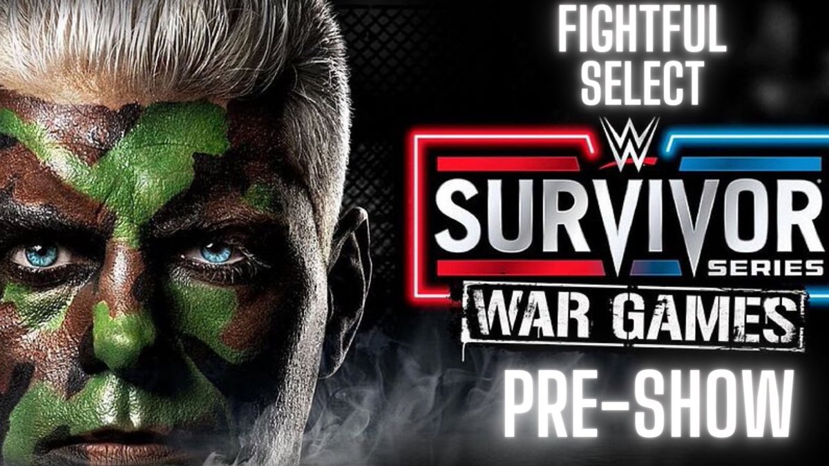 Today, at 2 PM EST over on @FightfulSelect! Join me, @Maggie_IK, @BleacherReport’s @BR_Doctor, @MarkOrderPod’s Ryan, and others potentially for the @Fightful Select’s #SurvivorSeries EXCLUSIVE Pre-Show! We will preview the show, give our predictions, discuss CM Punk, & more!