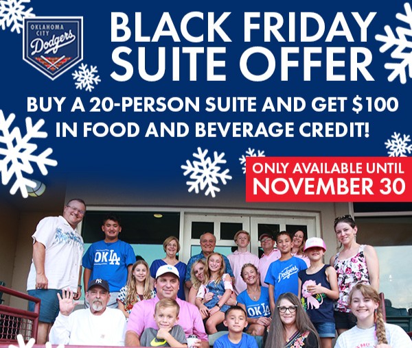 As part of our Black Friday excitement, we have a limited-time offer made just for you! Book a 20-person entertainment suite by November 30 and you'll receive $100 from us in food and beverage credit! ❄️ Book Now: ow.ly/xgBX50Q9Vcc