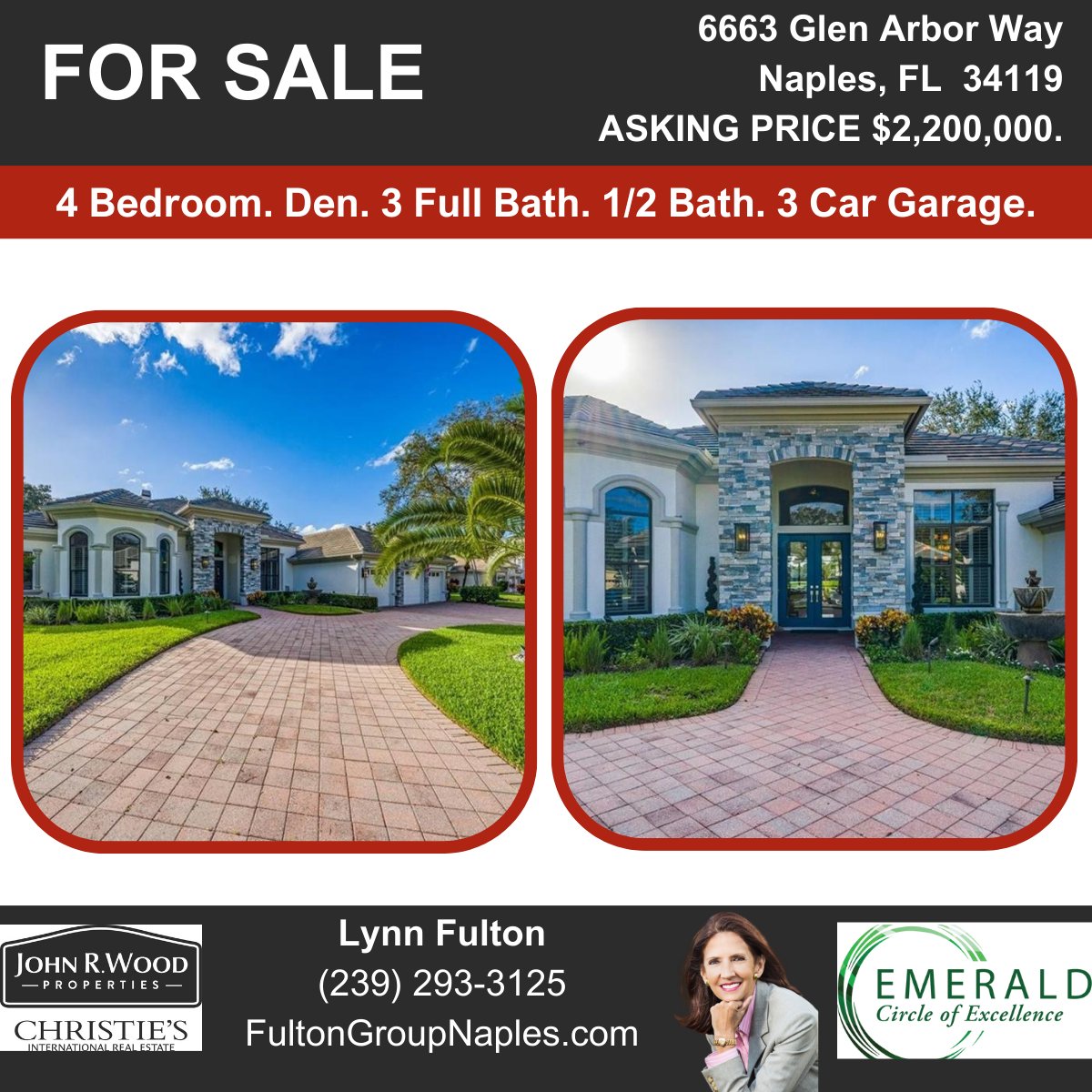 fultongroupswfl's tweet photo. OPEN HOUSE:  Sunday, November 26, 2023 from 1pm to 4pm.

Stunning single family home with exquisite living space that includes a 16' tray ceiling foyer, laundry room with a laundry tower and more.
CALL or TEXT:  Lynn Fulton (239) 293-3125

#OPENHOUSE #NAPLESFLORIDA #LYNNFULTON https://t.co/yV5q670SHc