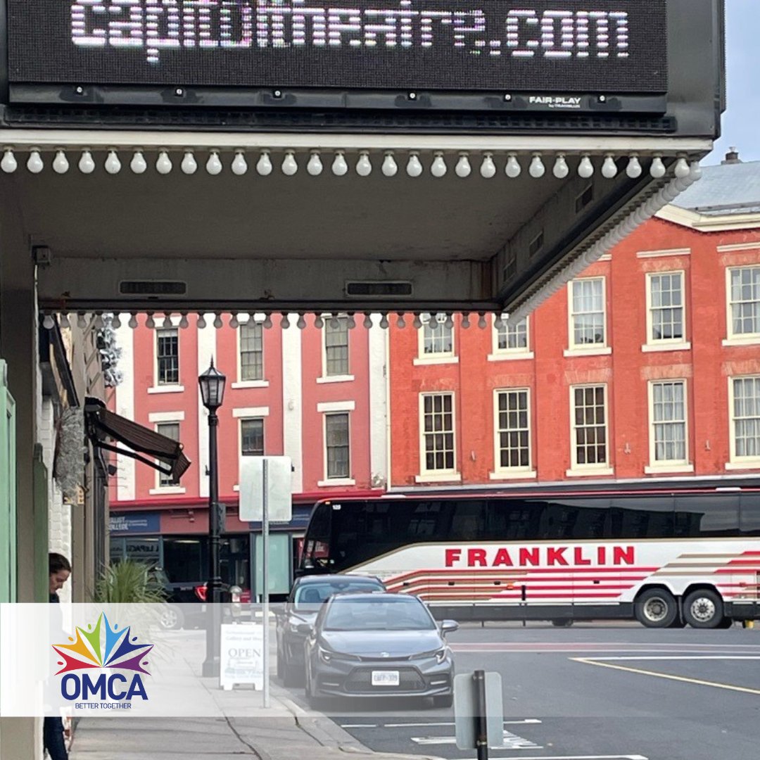 Check out our OMCA members in action! Spotted by our team member Jennifer, see Franklin Coach Lines parked outside of @capitolporthope!