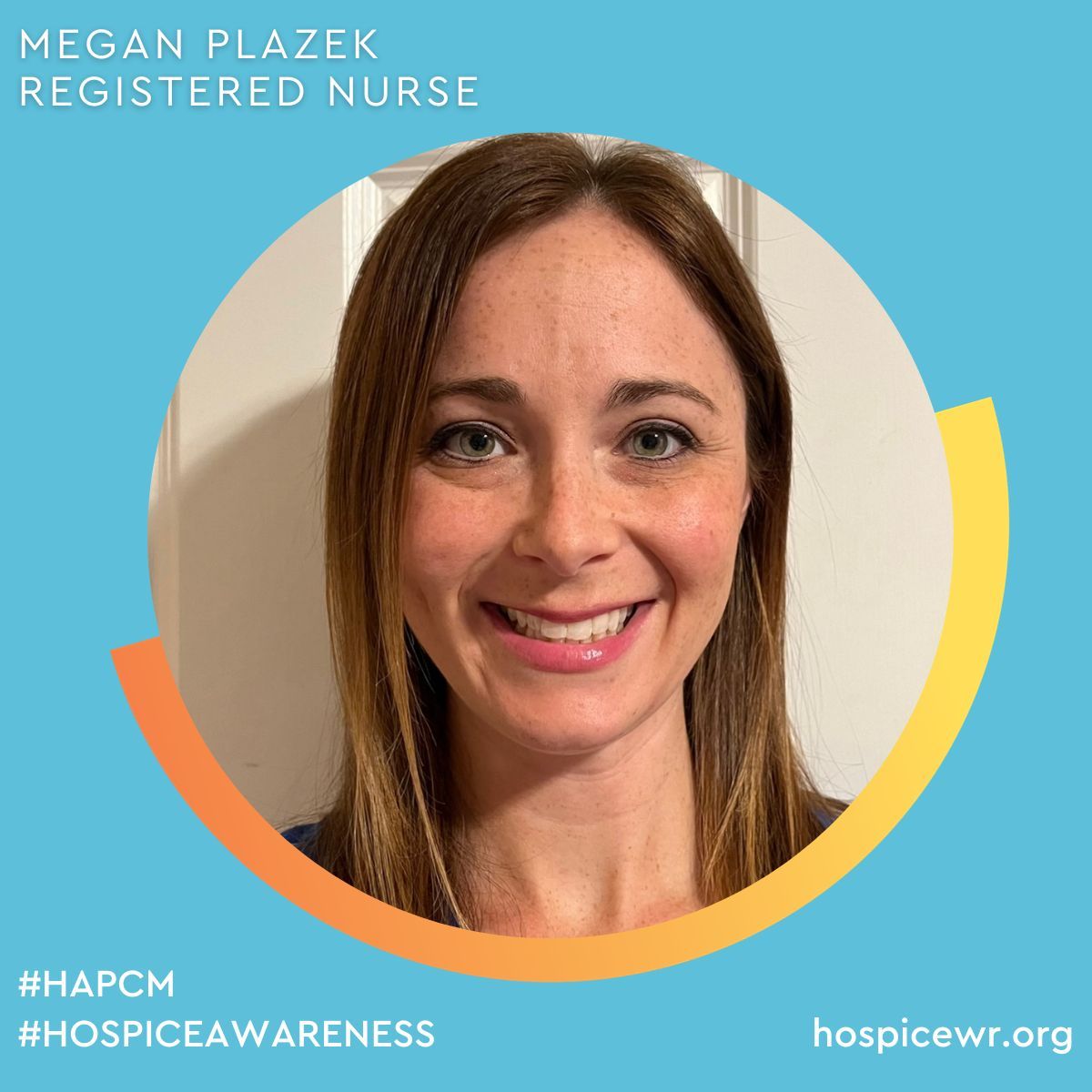 HospiceWR's tweet image. #HAPCM Staff Shout Out: Meet Megan! 👋
Megan Plazek is a Registered Nurse for our Summit County Home Care Team and started working for HWR in 2016. Megan's one word to describe the work that we do: Helpful
Thank you, Megan! 👏