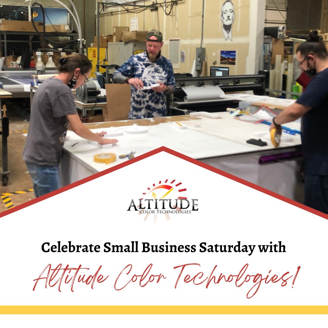 🌟 Celebrate Small Business Saturday with Altitude Color Technologies! 🌟

When you support us, you're supporting your local community.

Visit our website: AltitudeColor.com

#SmallBusinessSaturday #ShopLocal #SupportLocal #meshbanners #losangeles