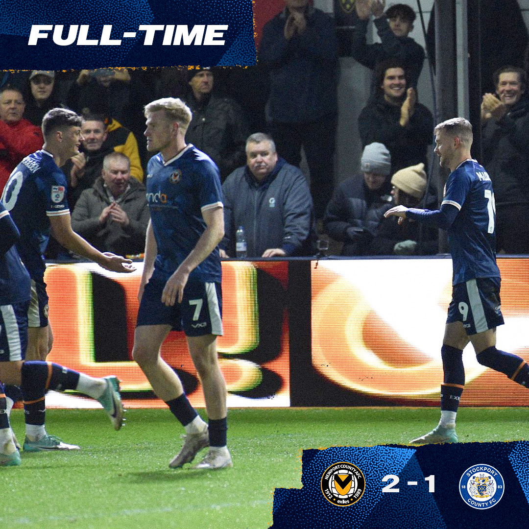 Never write Newport County off.

#NEWvSTO | #NCAFC🧡🖤