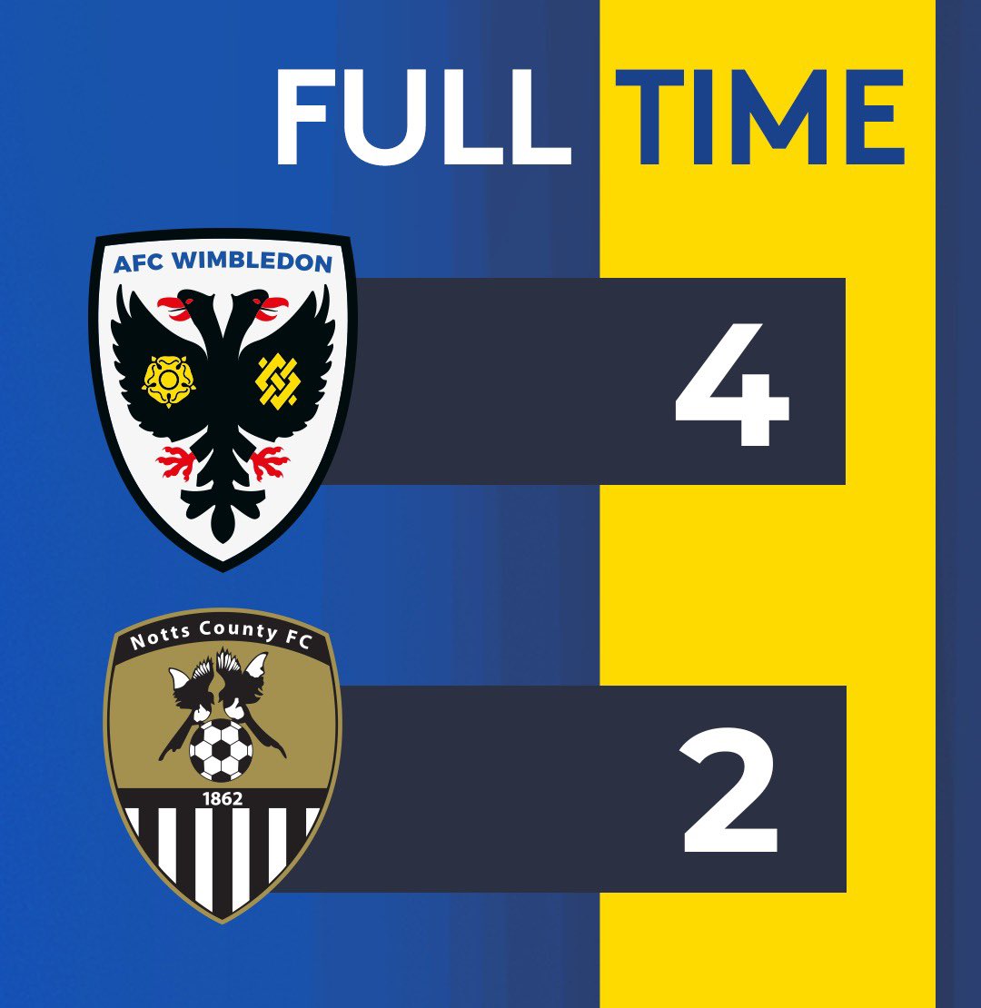 FULL-TIME ⏰ THE DONS WIN 4-2! #AFCW 🟡🔵