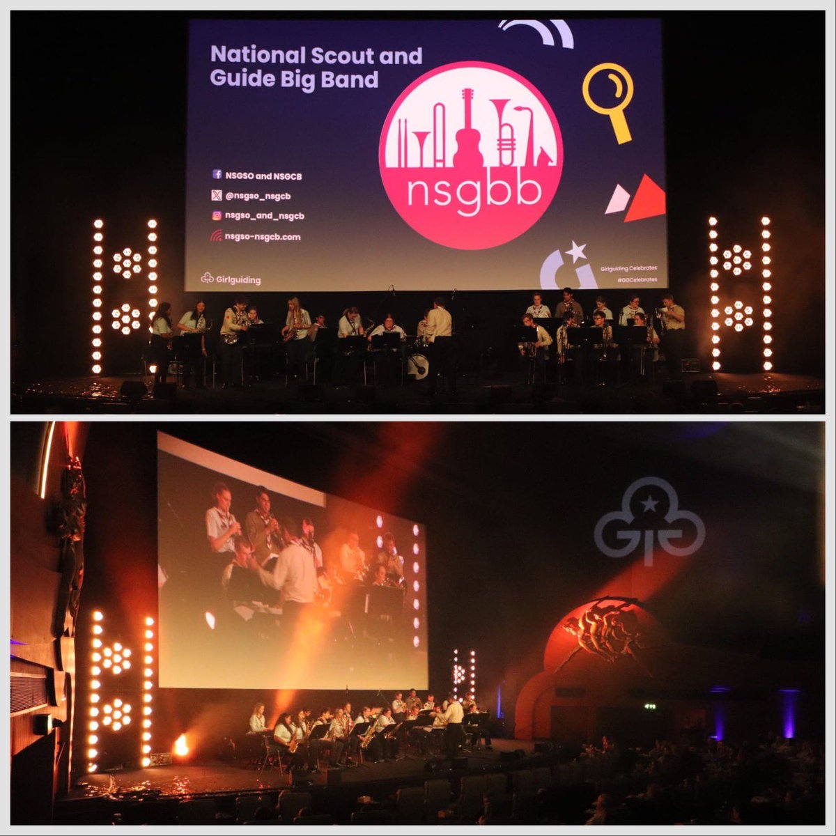 What a performance! We had a great time playing for you today at #GGCelebrates

Well done to everyone in our Big Band, who played brilliantly 👏👏

Thank you @girlguiding for inviting us to be a part of the event ✨