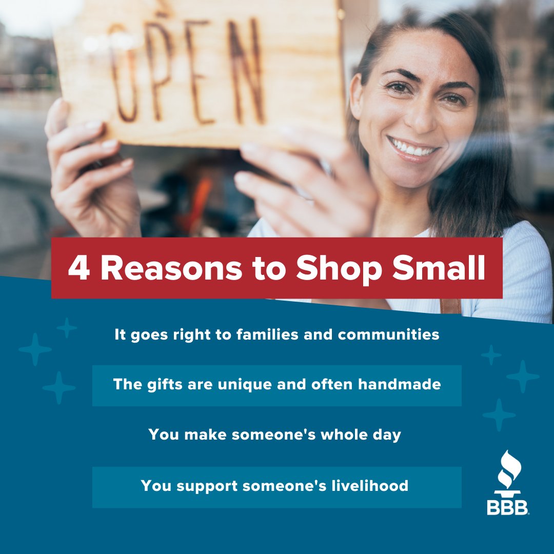 Every dollar you spend at a small business stays in your community! 🛍️ This Shop Small Saturday, let's show our love for the local businesses that make our neighborhoods unique. ❤️

#ShopSmallSaturday #SupportLocal