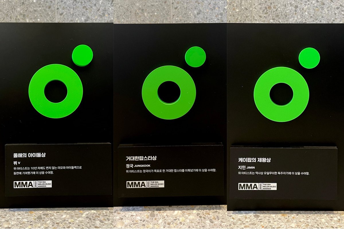 onlyARMYclvote's tweet photo. 🗳 Melon Music Awards
🏆Felicidades #JIMIN #BTS_V y #JUNGKOOK por ganar los siguientes premios en los #MMA23
🔹️King Of Kpop - Jimin
🔹️Idol Of The Year - V
🔹️Giant Pop Star - Jungkook
CONGRATULATIONS JIMIN
CONGRATULATIONS V
CONGRATULATIONS JUNGKOOK https://t.co/1g8meqXU2z