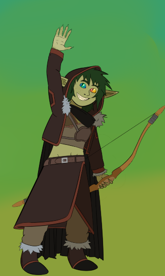 Avi, my D&amp;D goblin ranger ^-^