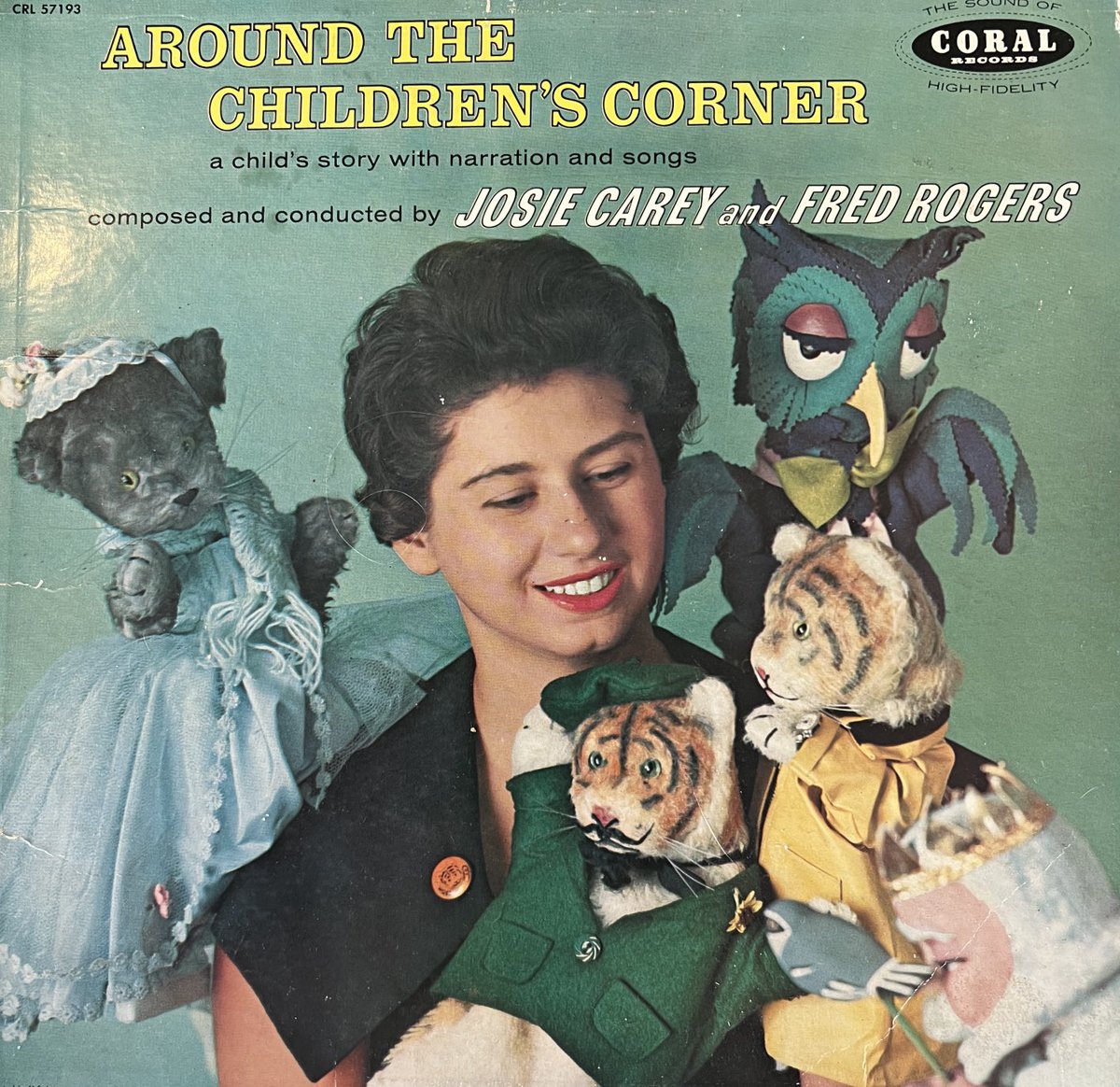 Where it all started. Fred Rogers was behind the scenes. Josie Carey was the host and this children’s program, on the air at the dawn of television, introduced viewers to friends including X the Owl, Daniel Striped Tiger and more.  #Misterrogers #Neighbors