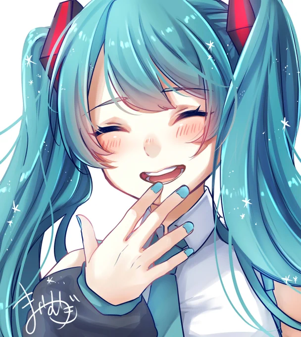 「マスターとお話してる時が一番楽しいです…!」#初音ミク #VOCALOID 