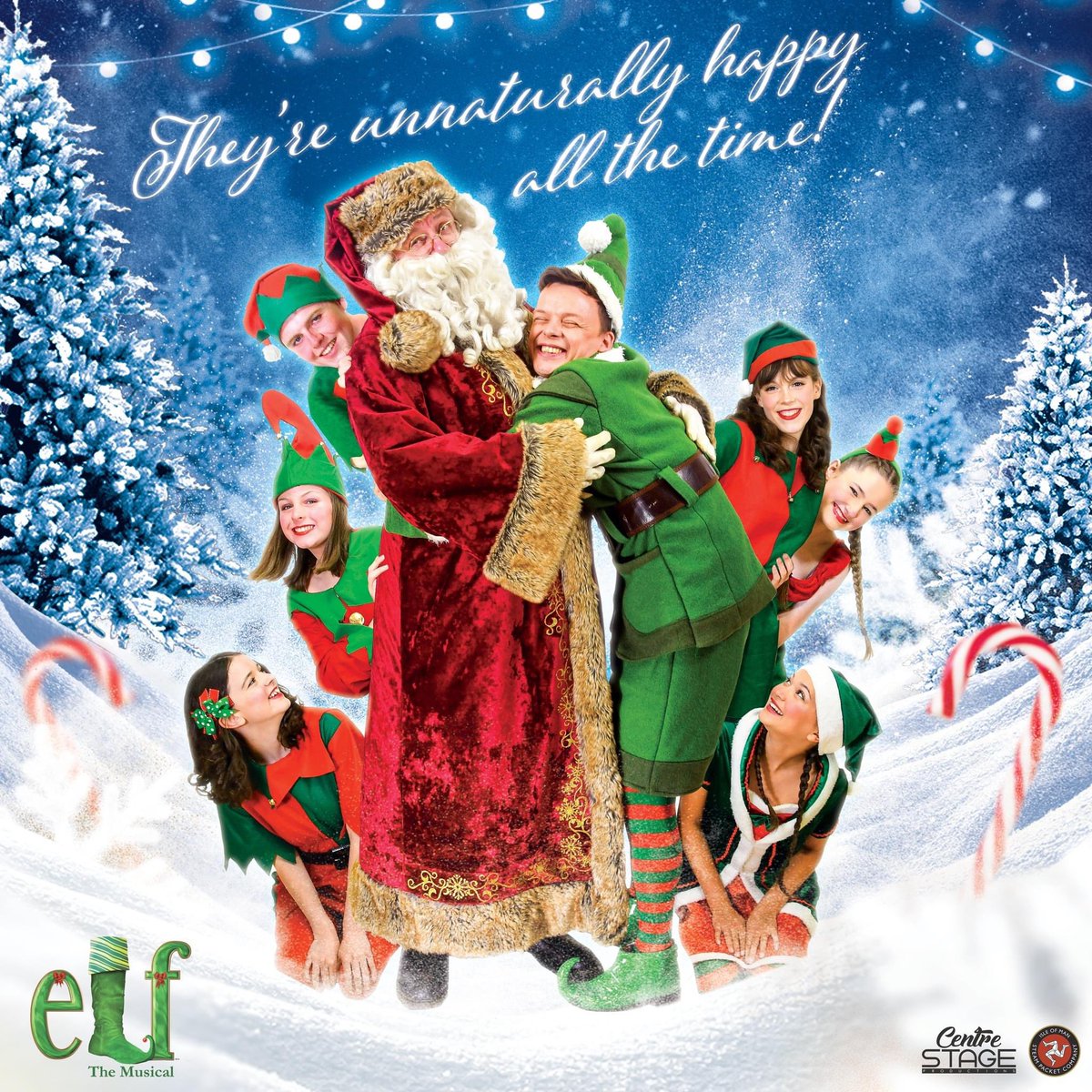 CaineJazzman's tweet photo. Good things come to those who wait Elfentually…. opening night is a sell out - but there are a few for tomorrow’s matinee and throughout the week. @VillaGaiety Don’t miss this Sparkle Jolly Twinkle Jingle Spectacular show for all the family! #Elf #CentreStage #SparkleJolly https://t.co/kjk2z2x16D