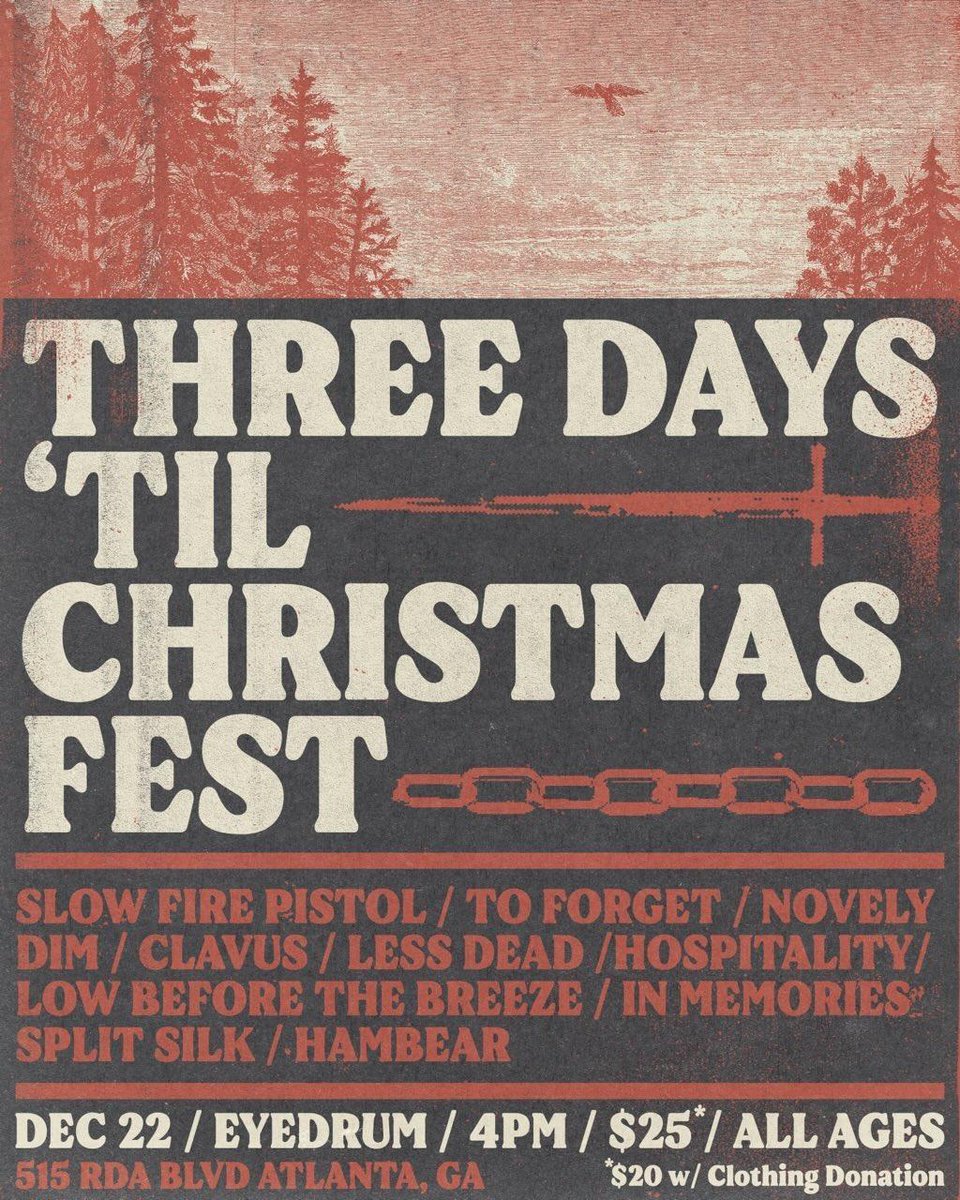 babe wake up it's time for another round of promotion of this bad ass fest! if u like screamo and live in atl and don't come to this i literally don't know what to tell you lmao

also this is gonna our last show come say bye bye!!