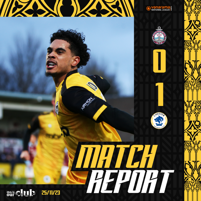 ChesterFC's tweet photo. ๐๏ธ Read our report as the super Seals end South Shields' unbeaten home run with a top away performance. โคต๏ธ
#OurClub | #SSHCFC