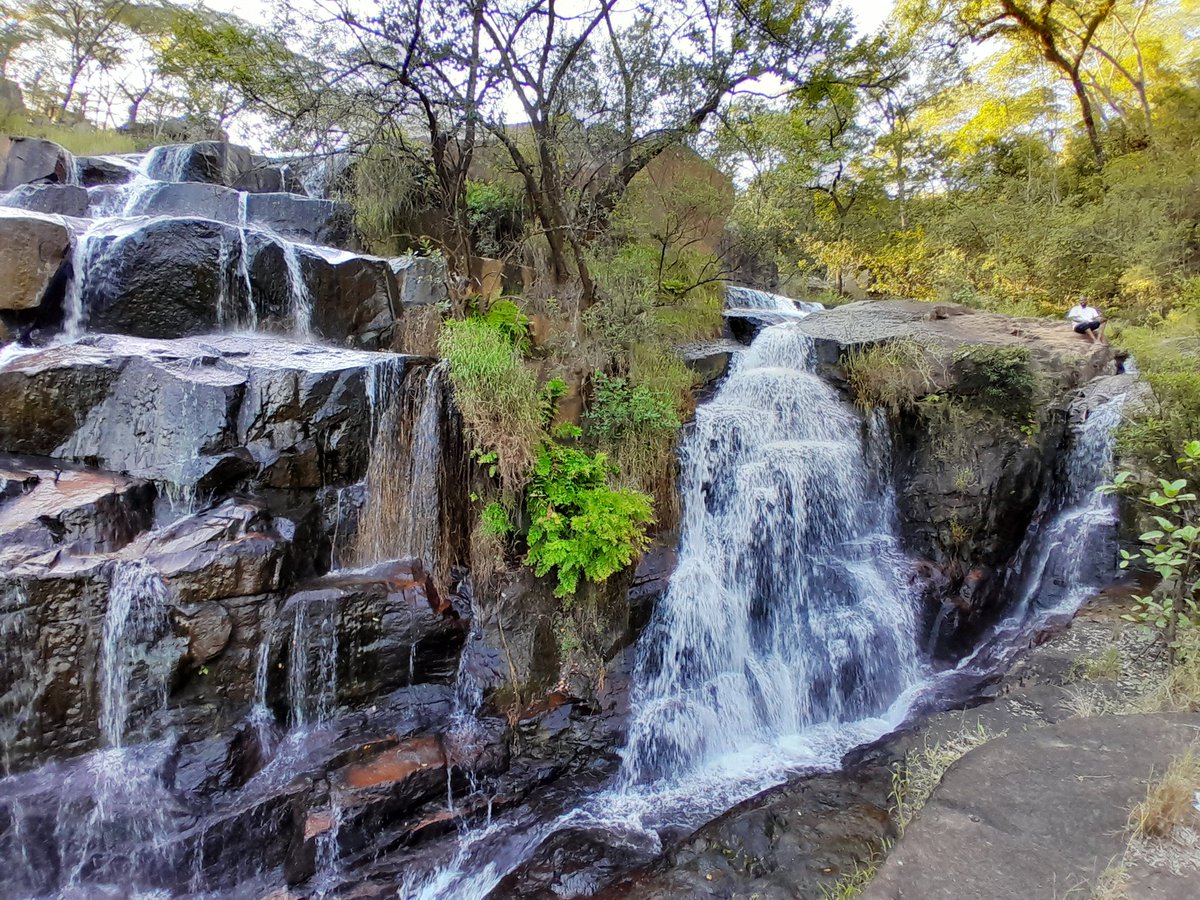 Chingoma falls on the Gande River in Bikita, Zimbabwe #visitbikita #visitzimbabwe #travelzimbabwe