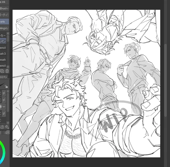 wip- blue lion boys x heartsteel!!