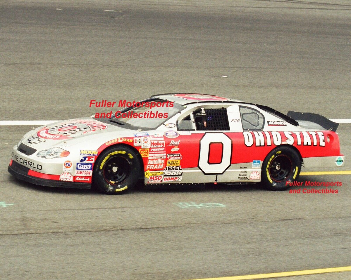 Someone help me out - if my cursory internet research is correct, this car ran in the then Busch Series in 2000. The team was Alumni Motorsports. The drivers were Johnny Rumley and Shane Hall. Did anyone ever this Ohio State car in...pardon me, THE Ohio State car in person?