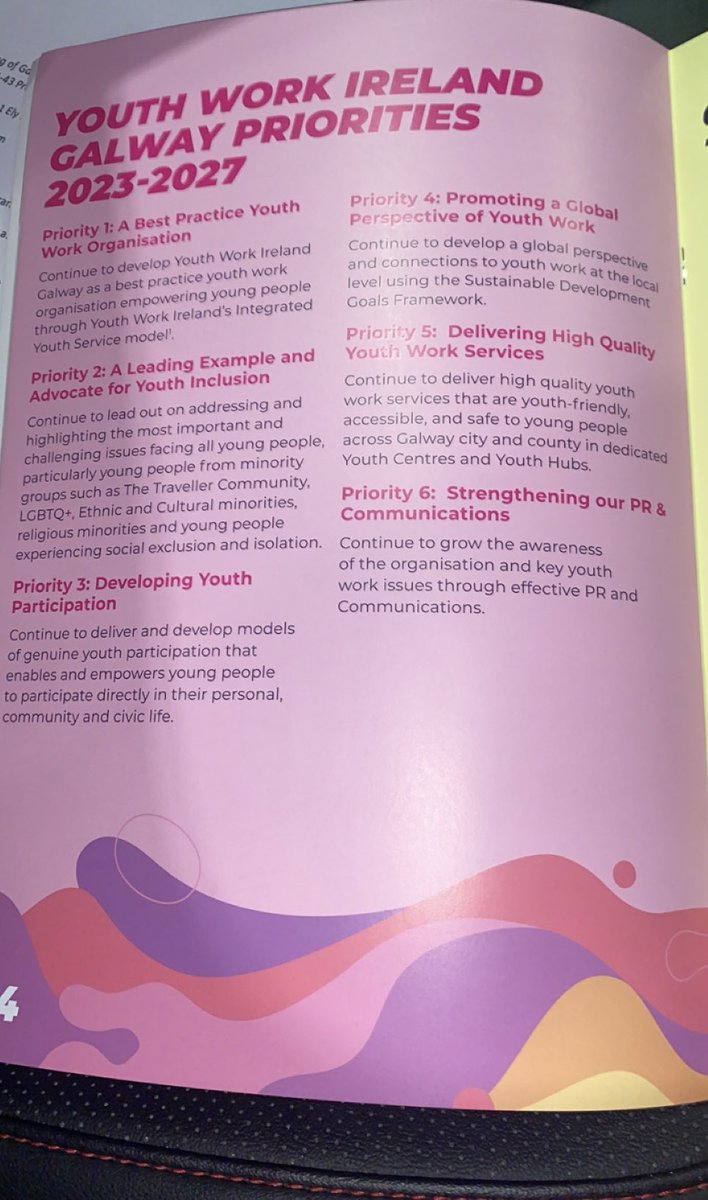 Delighted to be part of & sitting on @ywigalway as a Board of Director. 1 year later! Delighted to say with enjoyable, collaborative work we’ve finalised the Strategic Plan last night👏 The importance of having Youth inclusion & actions is necessary. 🤝🎉 @MaireadCluskey