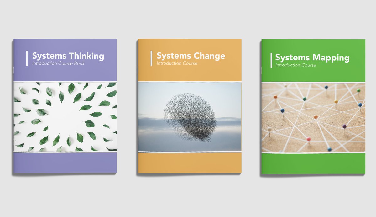 Three video courses and eBooks to get you started with systems thinking, change and mapping: systemsinnovation.network/spaces/1184983…
