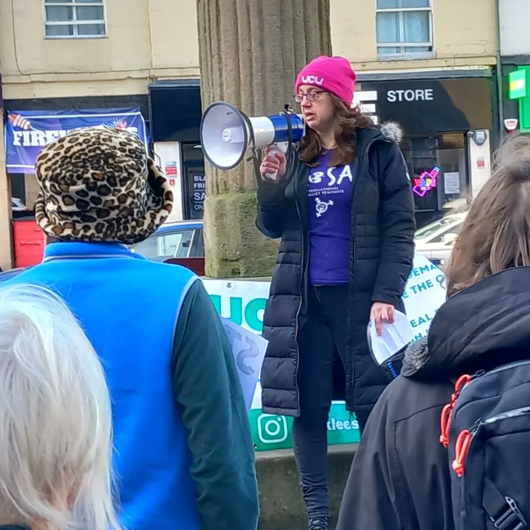 From today's protest