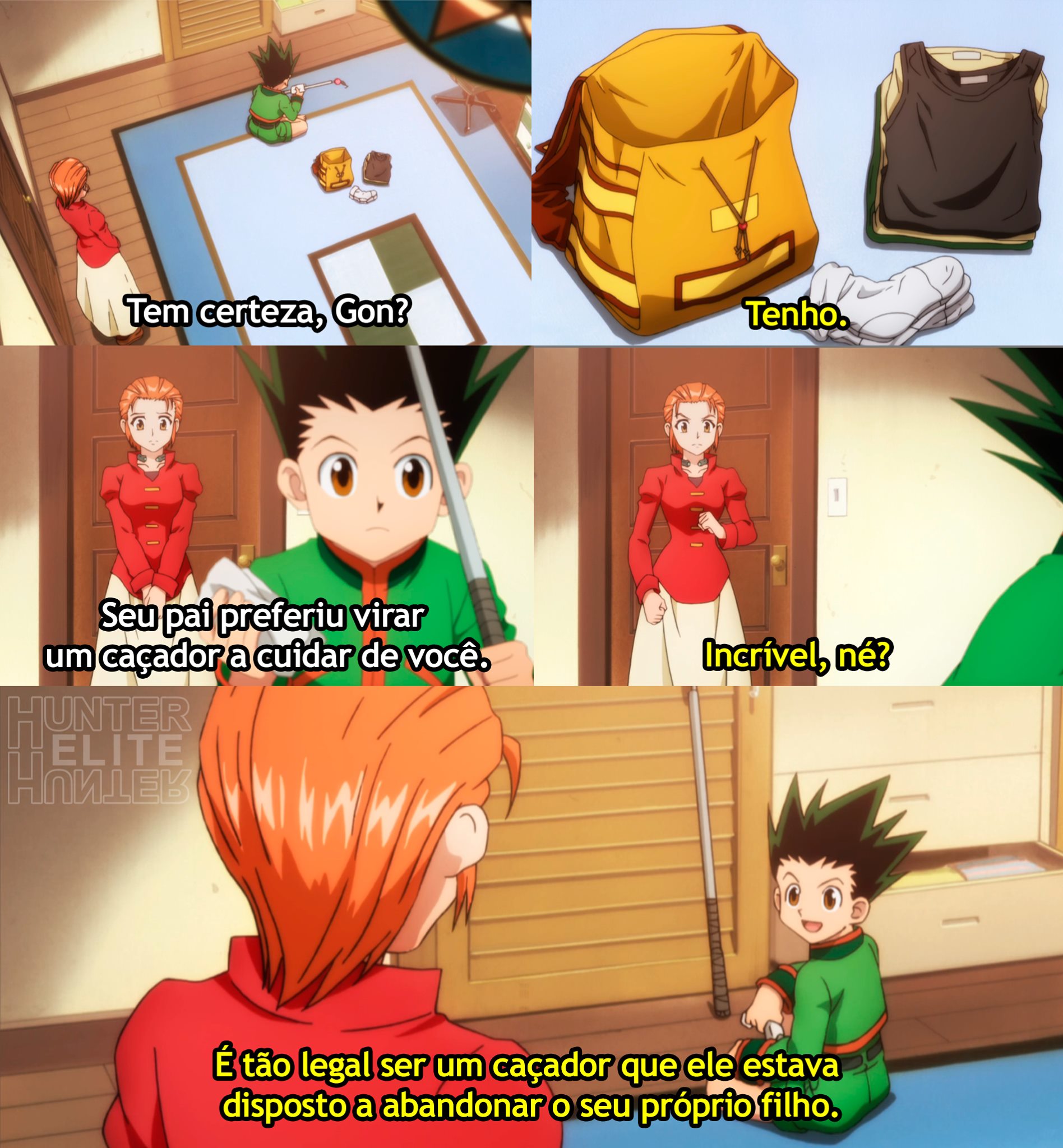 Esse momento é uma incrível - Elite Hunter x Hunter