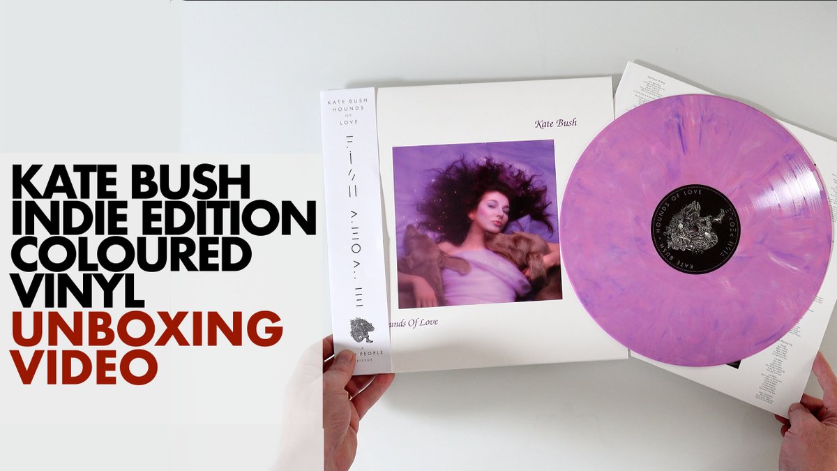 Watch the unboxing video as #SDEtv explores the new coloured vinyl 'indie editions' @KateBushMusic's studio albums finds them 'stunning' > bit.ly/3NnjJIH