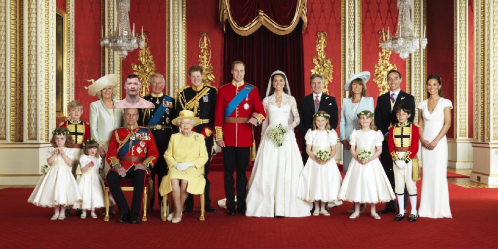 JoeIsThere's tweet image. Joe Duffy at the Royal Wedding, 2011.