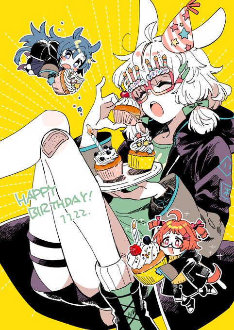 ううっ…11月22日は過ぎちゃったけどクル🐰の誕生日…おめでとう…🍰の過去絵…