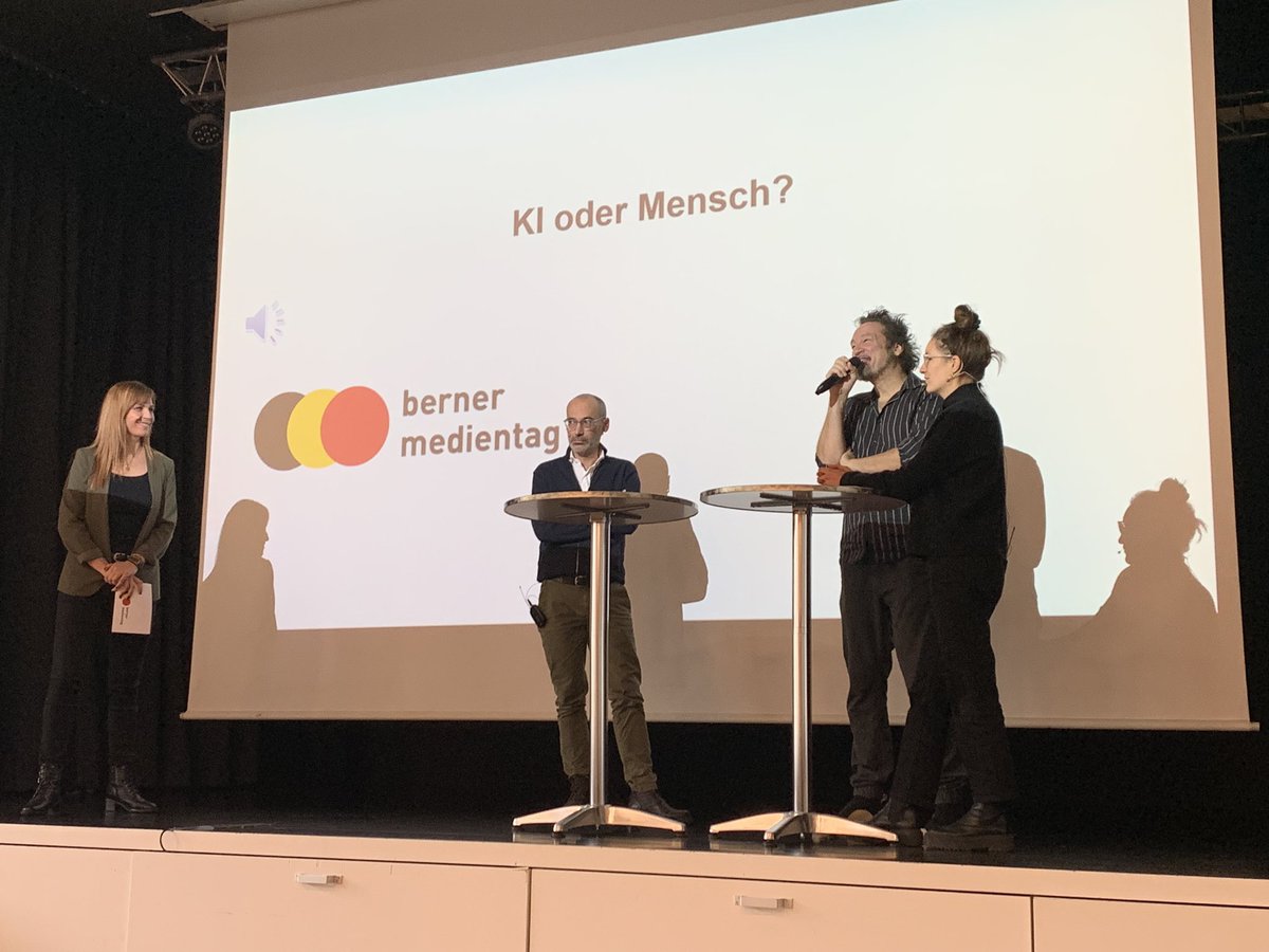 Was kann KI nicht? Wo braucht es den Mensch im Journalismus? Es diskutieren <a href="/HebeisenAn40947/">ane hebeisen</a>, Musikredaktor Tamedia, <a href="/OMPWashington/">Oliver Washington</a>, Radio SRF und <a href="/leastuber/">Lea Stuber</a>, Reporterin Surprise #bmt #bmt23 #KI #journalismus #medien